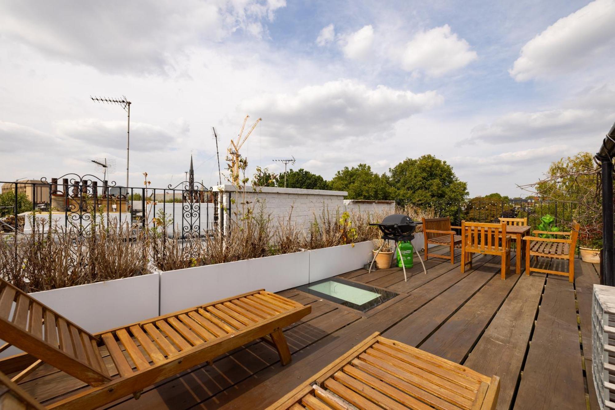 The Philbeach Gardens Place - Lovely 5Bdr Flat With Terrace Лондон Экстерьер фото